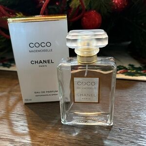 Empty bottle with box and bag of CHANEL Coco Mademoiselle Eau de Parfum